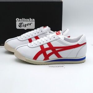 NEW Onitsuka Tiger Tiger Corsair Leather Sneakers White